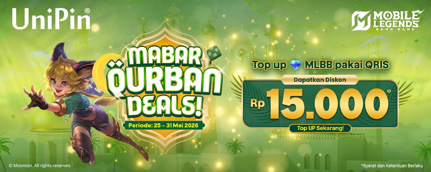 Mabar Qurban Deals! Top Up Diamonds MLBB Pakai QRIS & Dapatkan Diskon hingga Rp15.000! 🐐✨